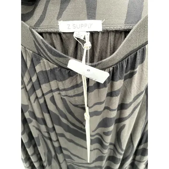Z SUPPLY NWT Leisel Tropical Zebra Print Midi Skirt // M - Picture 6 of 6